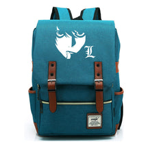 Manga Death Note Youth Student School Bag Men's And Women's Leisure Belt Buckle Backpack
