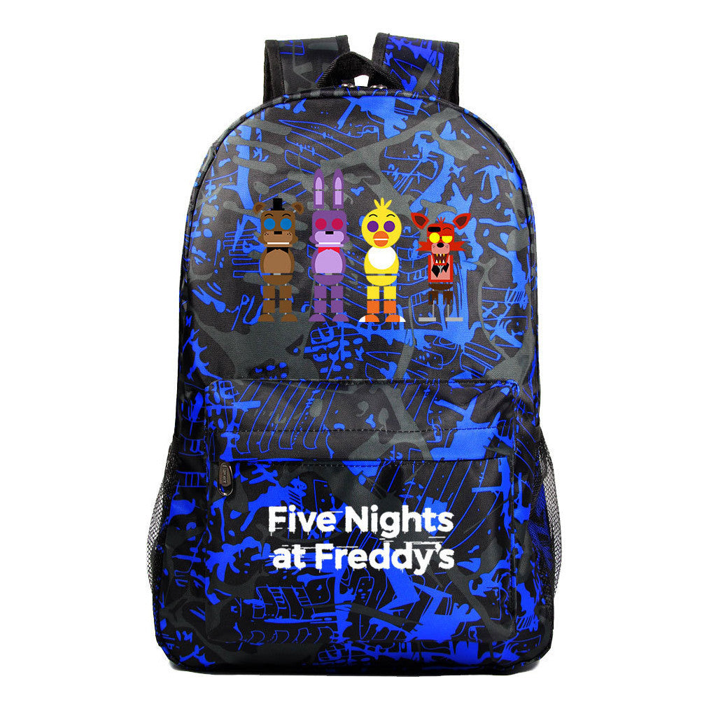 Fashion Toy Bear Game Fashion Starry Sky Youth Student Backpack Men's And Women's Leisure Backpack