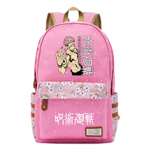 Cartoon Teenage Girl Student Backpack For Men And Women Casual Canvas Backpack