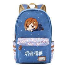 Cartoon Spell Battle Youth Girls Student School Bag Men's And Women's Leisure Canvas Backpack