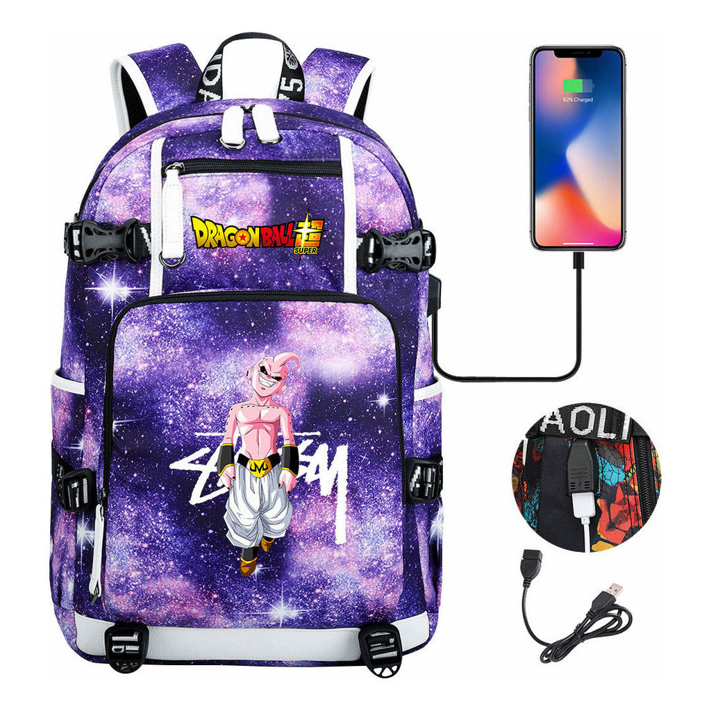 Fashionable Sun Wukong Usb Large Capacity Youth Student Backpack Leisure Travel Backpack