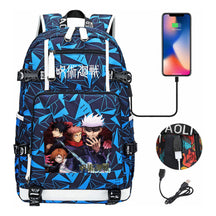 Printed Usb Youth Student Backpack For Men And Women's Leisure Large Capacity Travel Backpack