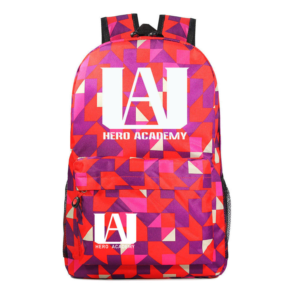 Cartoon Fashion Anime My Hero Academy Printed Youth Student Backpack Men's And Women's Leisure Backpack