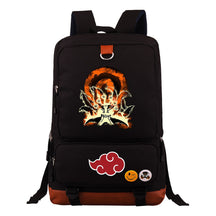 Cartoon Naruto Uchibo Youth Student School Bag Large Capacity Travel Bag Men's And Women's Backpack