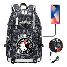 Bullet Theory Breaks Usb Large Capacity Youth Student Backpack Men's And Women's Leisure Travel Backpack