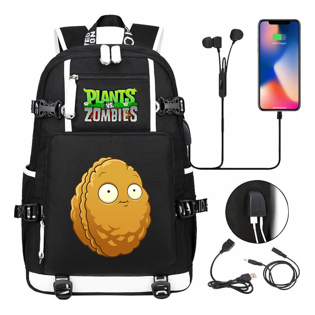 Game Battle Printed Usb Youth Student Backpack For Men And Women's Leisure Travel Backpack