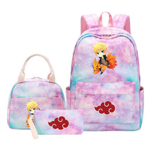 Naruto Girls School Bag Lunch Bag Three Piece Set Backpack Set