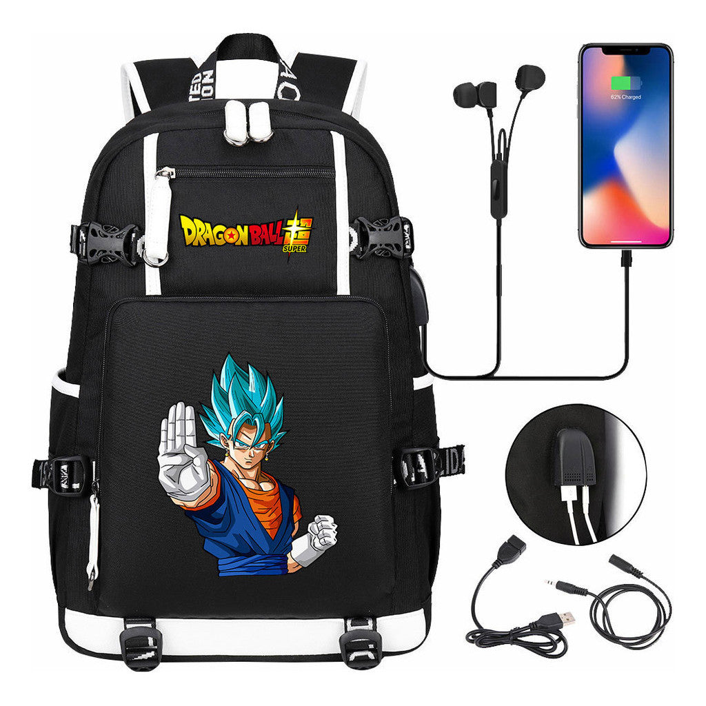 Usb Large Capacity Youth Student Backpack For Men And Women's Leisure Travel Backpack