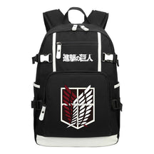 Giant Wings Of Anime Attack, Youth Student School Bag, Men's And Women's Backpack, Leisure Travel Backpack