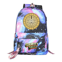 Cartoon Strange Town Youth Student School Bag Men's And Women's Leisure Travel Backpack