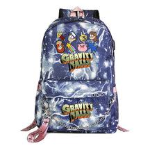 Cartoon Strange Town Youth Student School Bag Men's And Women's Leisure Travel Backpack