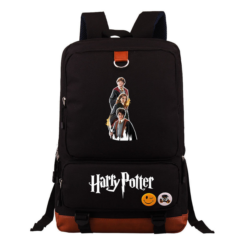 School Of Witchcraft And Wizardry Youth Student Backpack, Large Capacity Travel Bag, Men's And Women's Backpack
