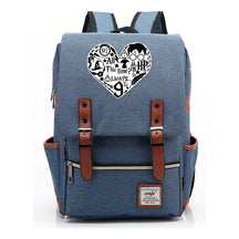 School Of Witchcraft And Wizardry Printed Youth Student School Bag Casual Belt Buckle Classic Backpack