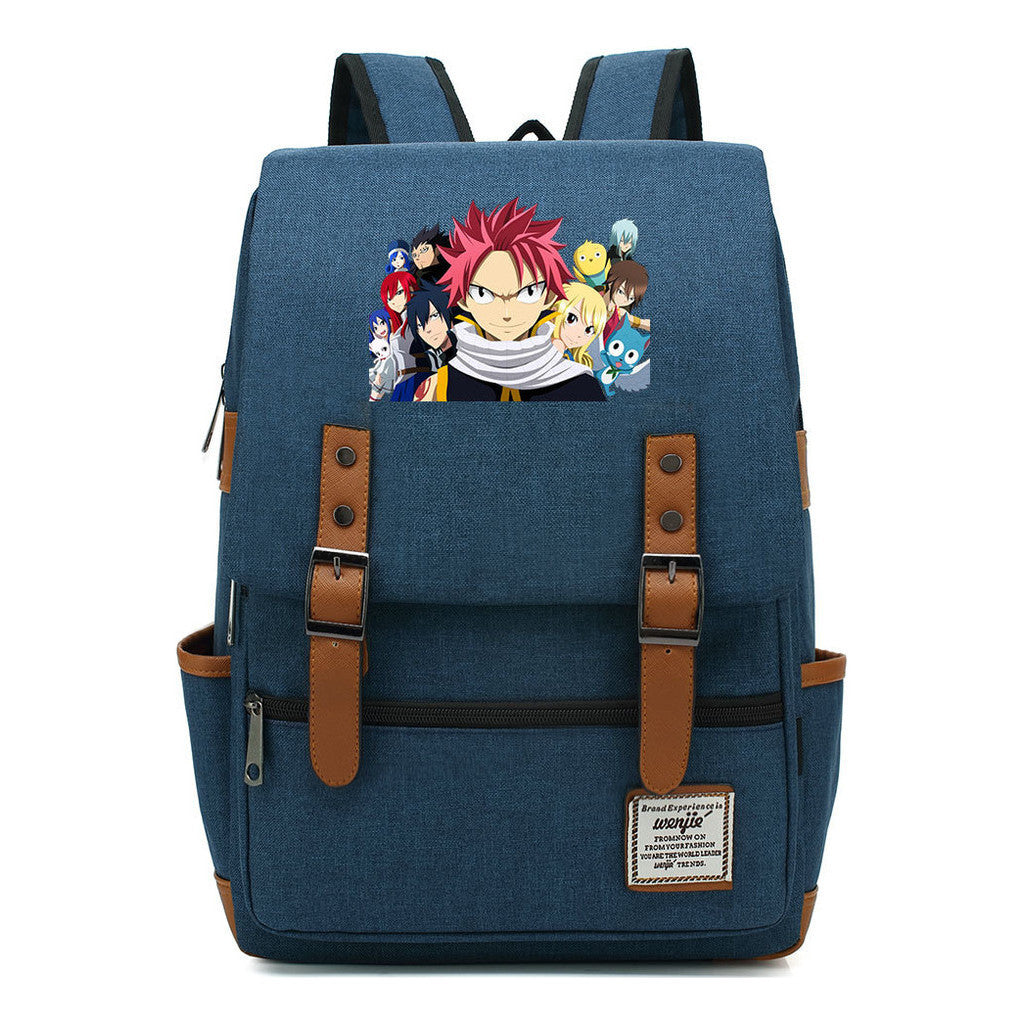 Printed Schoolbags For Men And Women Leisure Belt Buckle Classic Backpack
