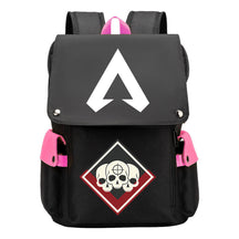 Apex Hero Print Usb Charging Head Youth School Bag Casual Backpack