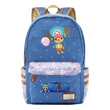Anime Pirate Wang Lufei Printed Book Bag Fragmented Flower Leisure Backpack