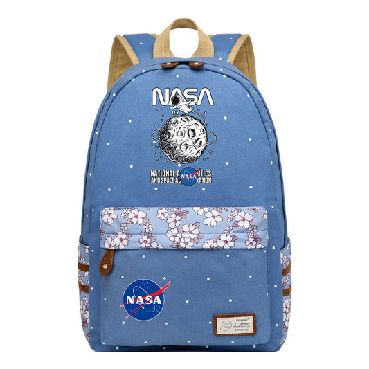 Fashionable Printed Student Backpack From Nasa, Casual Backpack