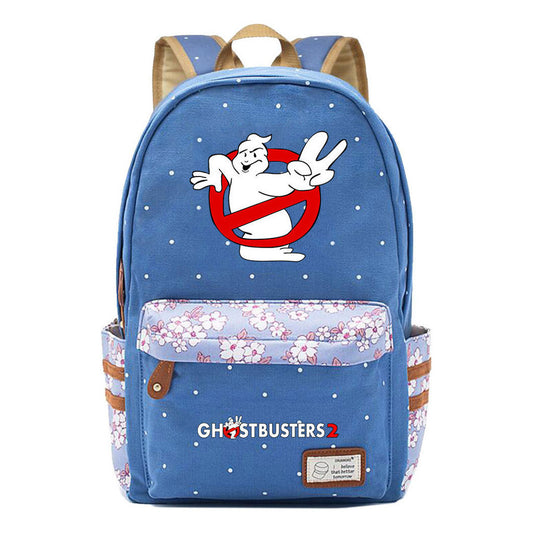 Devil Print Teenage Girl Backpack, Fashionable And Casual Backpack