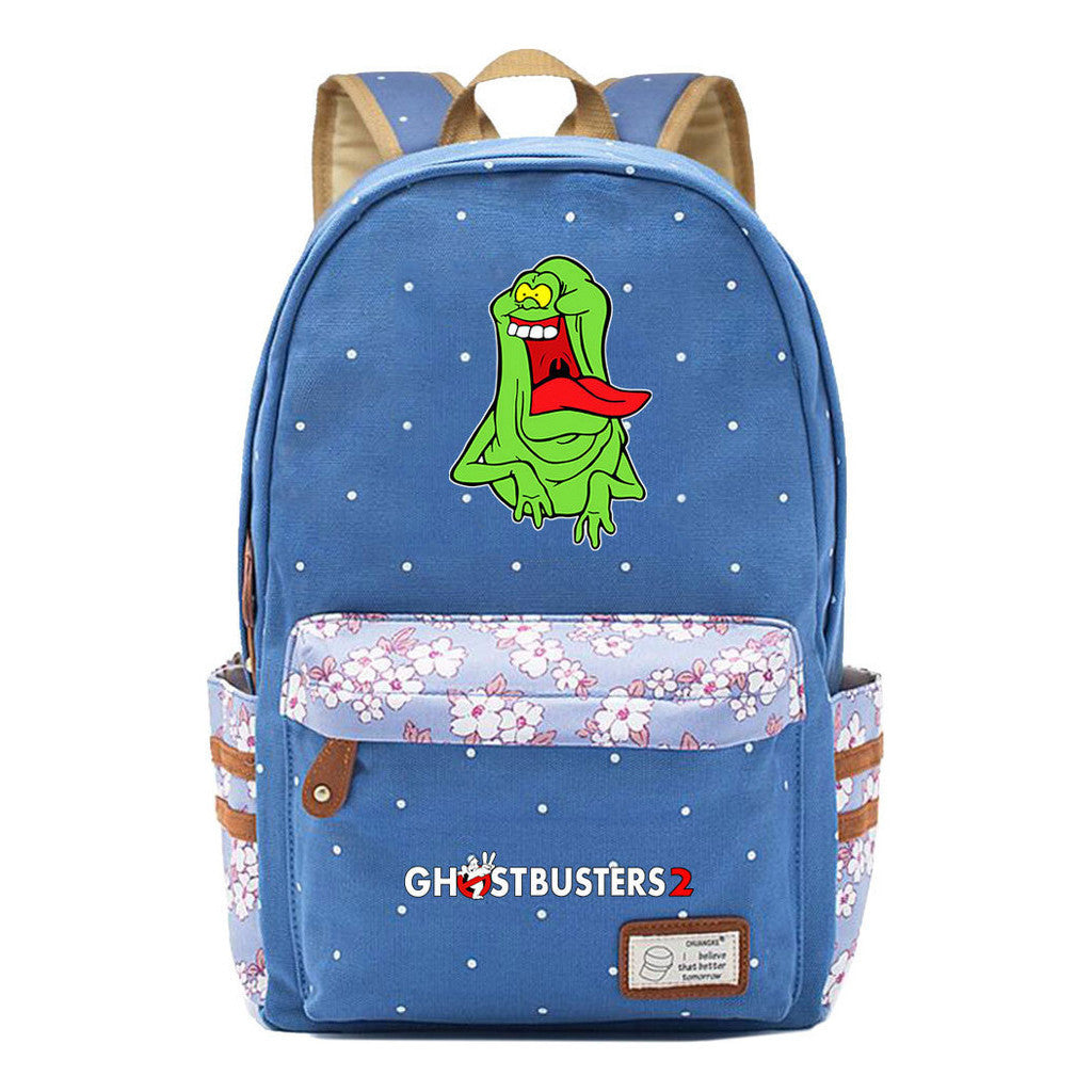 Devil Print Teenage Girl Backpack, Fashionable And Casual Backpack