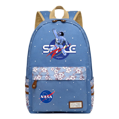 Fashionable Printed Student Backpack From Nasa, Casual Backpack