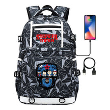 Printed Usb Youth Student Backpack For Men And Women's Leisure Travel Backpack