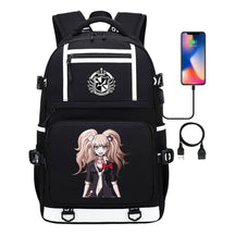 Cartoon Cartoon Printed Usb Youth Student Backpack Men's And Women's Backpack Leisure Travel Backpack