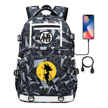 Seven Dragon Ball Usb Youth Student School Bag Men's And Women's Backpack Leisure Travel Bag