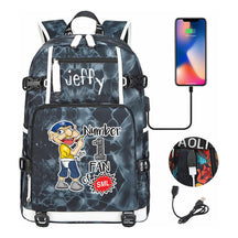 Printed Youth Student Backpack, Backpack, Leisure Travel Backpack