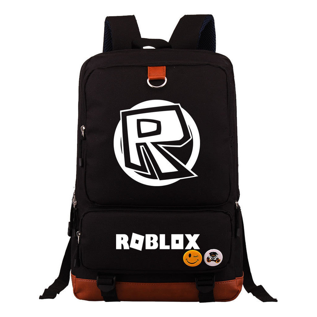 Game Roblox Printed Teenage Student Backpack, Travel Bag, Men's And Women's Backpack