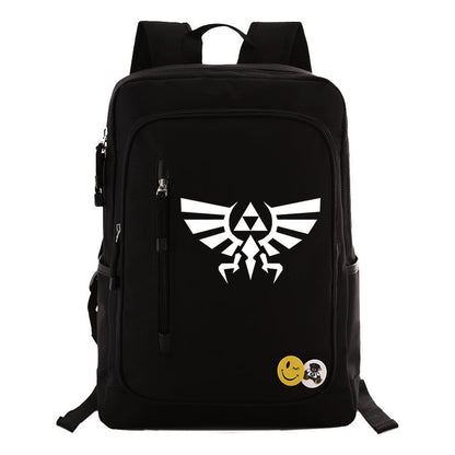Game Zelda Kingdom Tears Print Youth Student Backpack Men's And Women's Leisure Travel Backpack