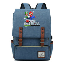Game Super Mario Youth Student Backpack Usb Casual Backpack