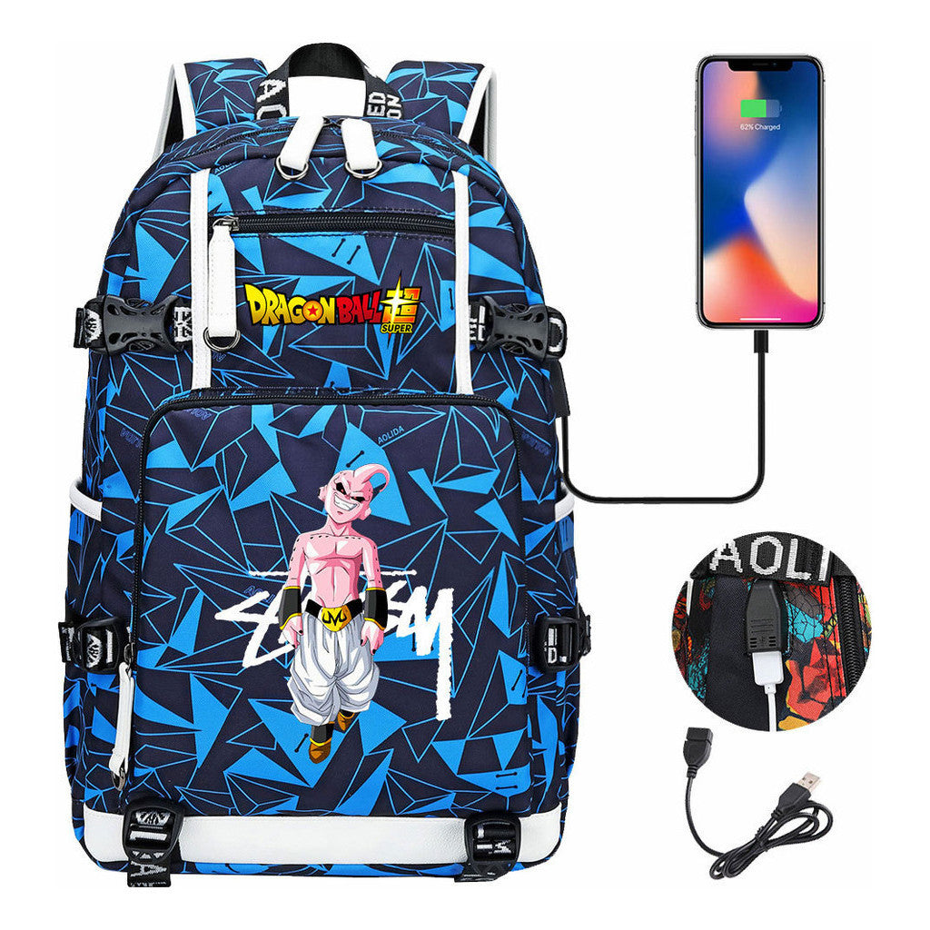 Fashionable Sun Wukong Usb Large Capacity Youth Student Backpack Leisure Travel Backpack