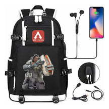 Game Apex Hero Print Usb Large Capacity Youth Student School Bag Men's And Women's Leisure Travel Backpack