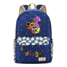 Toy Bear Game Fashion Printed Teenage Girls Student School Bag Men's And Women's Casual Canvas Backpack