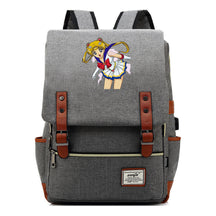Anime Beauty Girl Warrior Youth Student School Bag Usb Men's And Women's Leisure Backpack