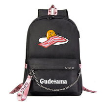 Lazy Egg Usb Youth Student Backpack For Boys And Girls Leisure Travel Backpack