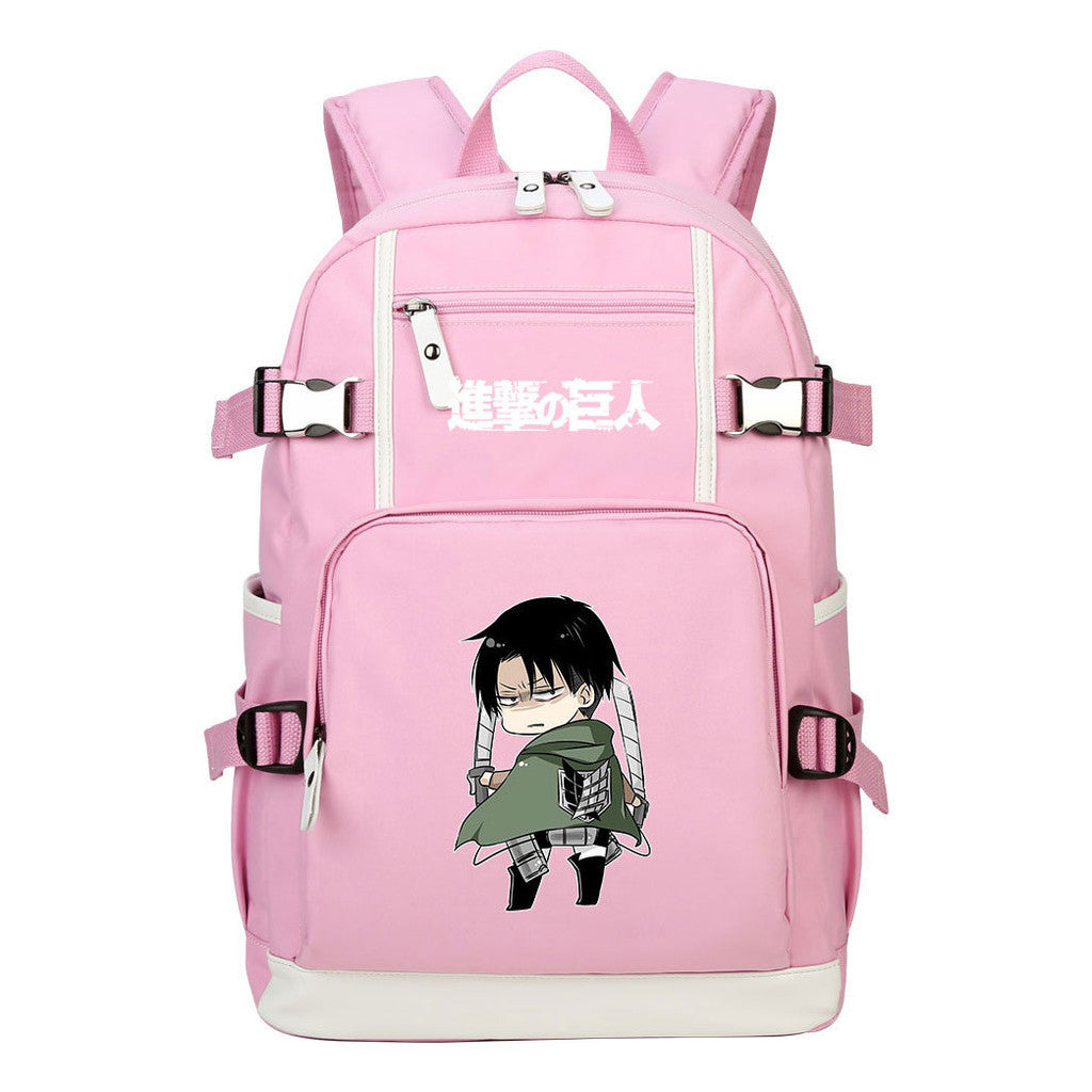 Giant Soldier Captain Alan Of Anime Attack Student Backpacks, Men's And Women's Backpacks, Leisure Travel Backpacks, Backpacks