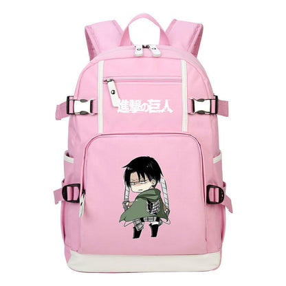 Giant Soldier Captain Alan Of Anime Attack Student Backpacks, Men's And Women's Backpacks, Leisure Travel Backpacks, Backpacks