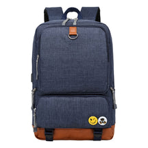 Printed Usb Youth School Bag Leisure Travel Backpack
