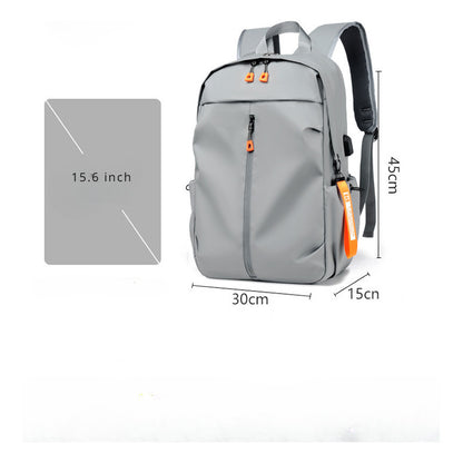 Usb Backpack For Men's Business Computer Bag, Casual Large Capacity Lightweight Sports Bag, Backpack