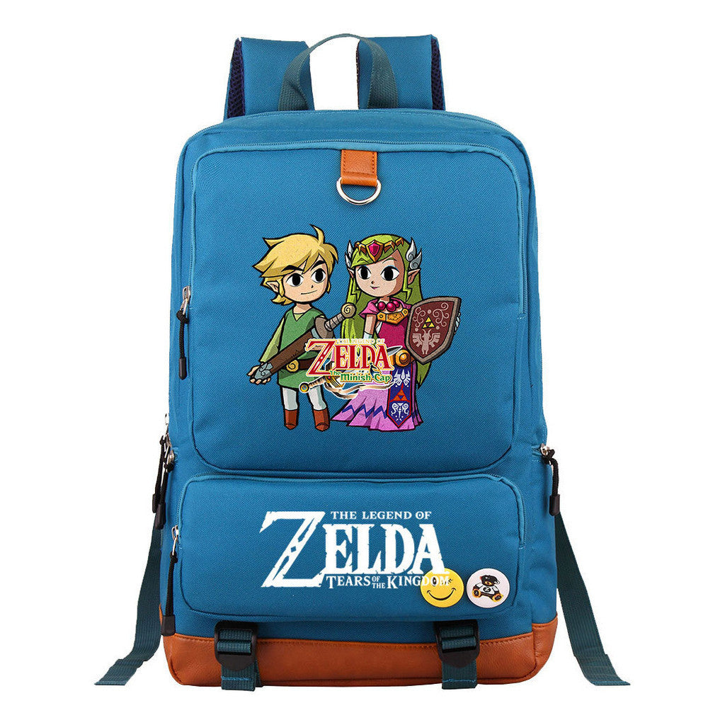 Printed Teen School Bag Travel Bag Backpacks
