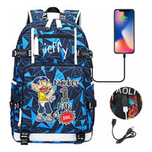 Printed Youth Student Backpack, Backpack, Leisure Travel Backpack
