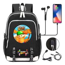 Printed Youth School Bag Usb Casual Backpack Travel Backpack