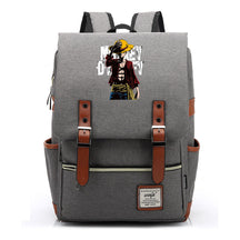Anime Pirate King Luffy Printed Student Backpack For Men And Women With Casual Belt Buckle Classic Backpack