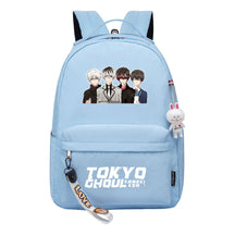 Manga Printed Teenage Student Backpack, Casual Bag, Girl Backpack