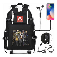 Game Apex Hero Print Usb Large Capacity Youth Student School Bag Men's And Women's Leisure Travel Backpack