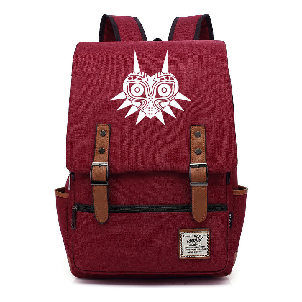 Printed Youth Student Backpack For Men And Women's Casual Classic Backpack