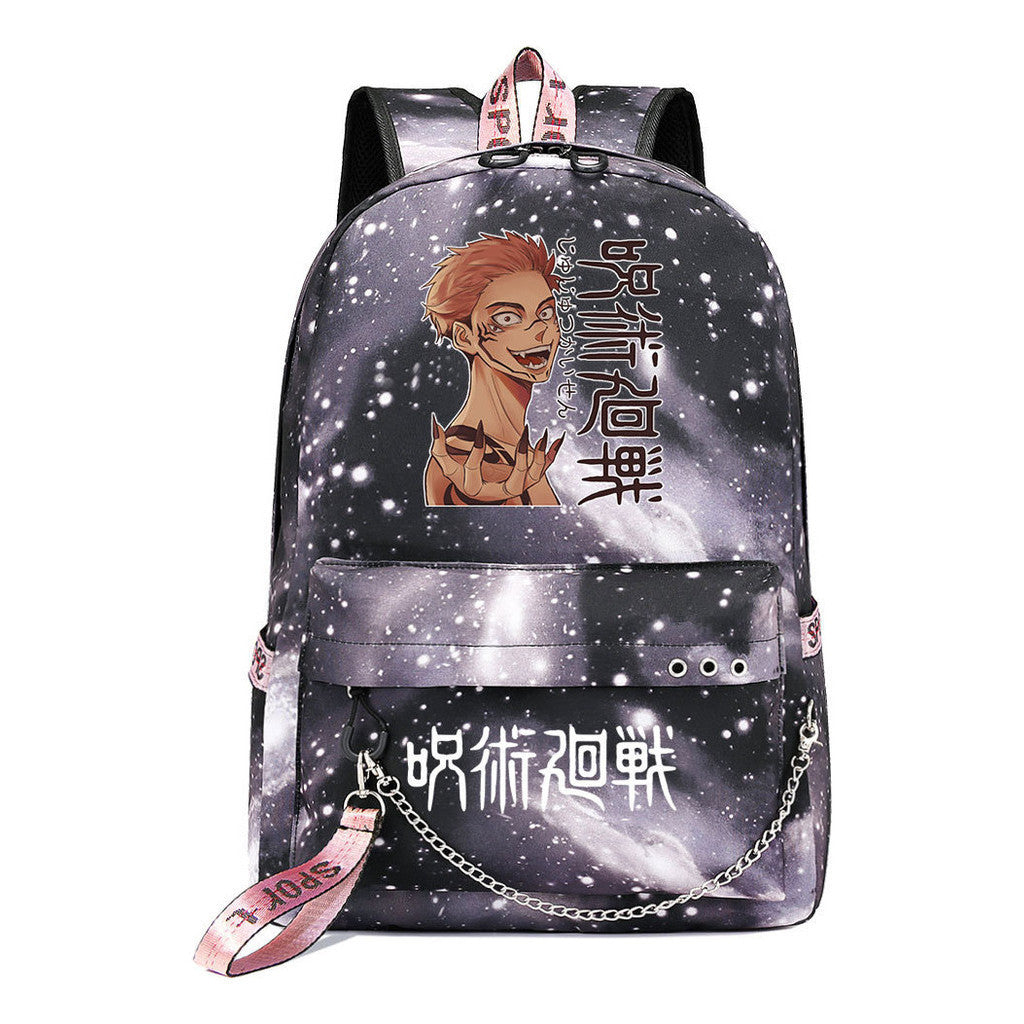 Cartoon Usb Youth Student Backpack For Men And Women's Leisure Travel Backpack