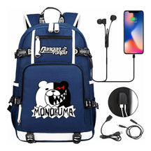 Bullet Theory Breaks Usb Large Capacity Youth Student Backpack Men's And Women's Leisure Travel Backpack