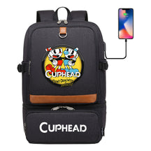 Printed Usb Youth Student School Bag Outdoor Picnic Insulation Bag Backpack